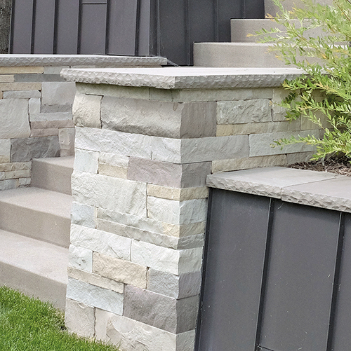 Alder™ Limestone      Split Face Wallstone