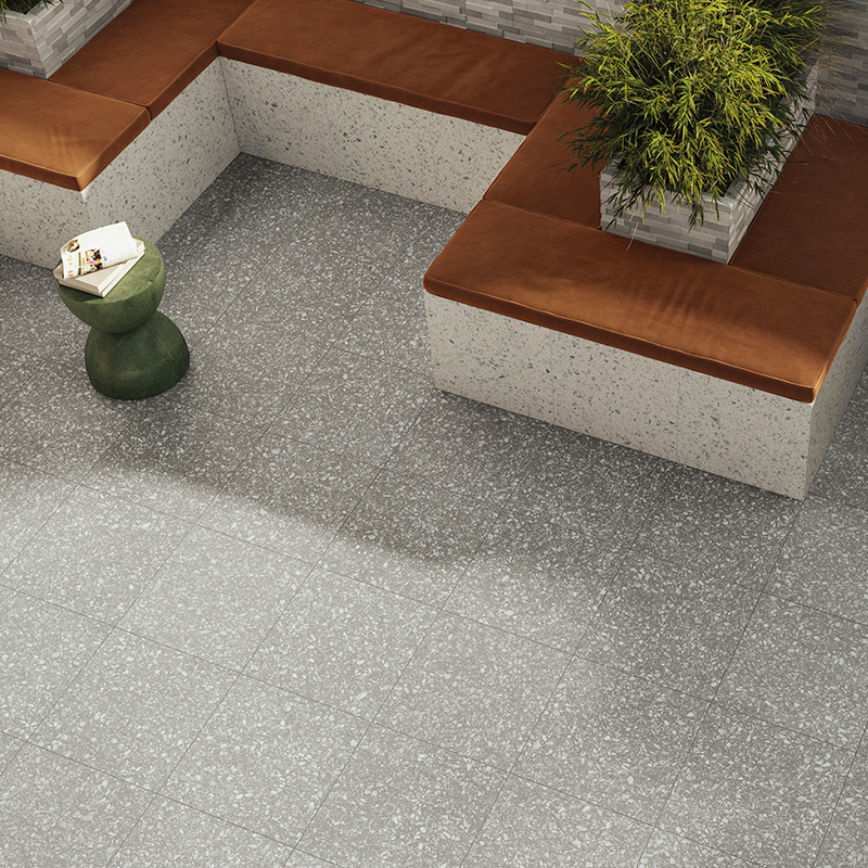 Porcelain Pavers and Tile Landmark™ Fashion Grey Rooftop Patio
