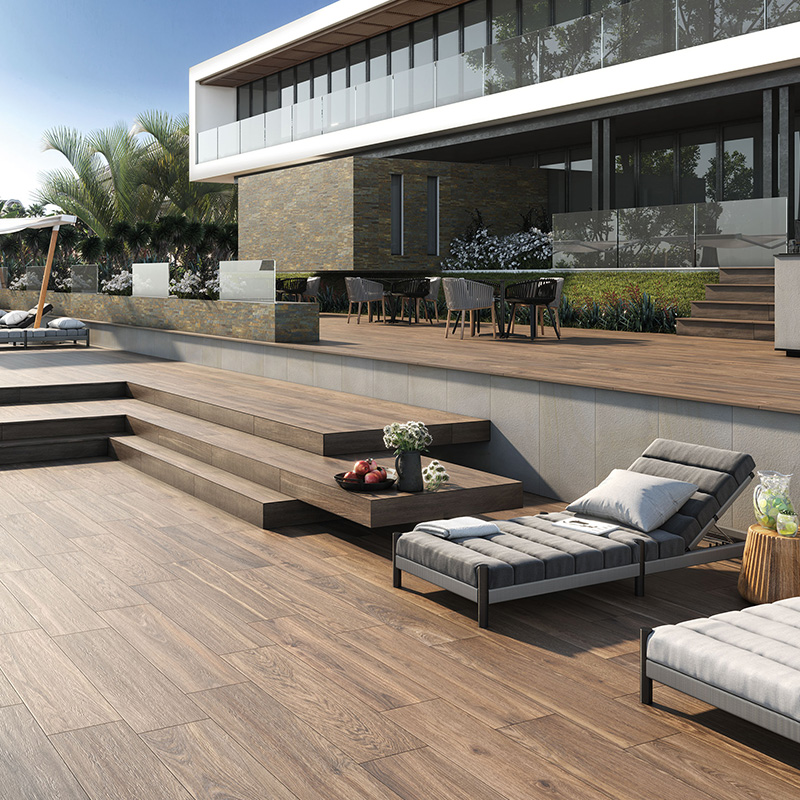 Porcelain Pavers and Tile Landmark™ Essence Brown Outdoor Patio