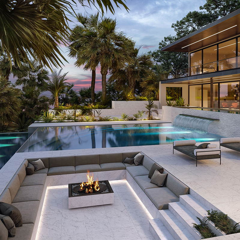 Porcelain Pavers and Tile Landmark™ Michelangeo White Luxury Villa