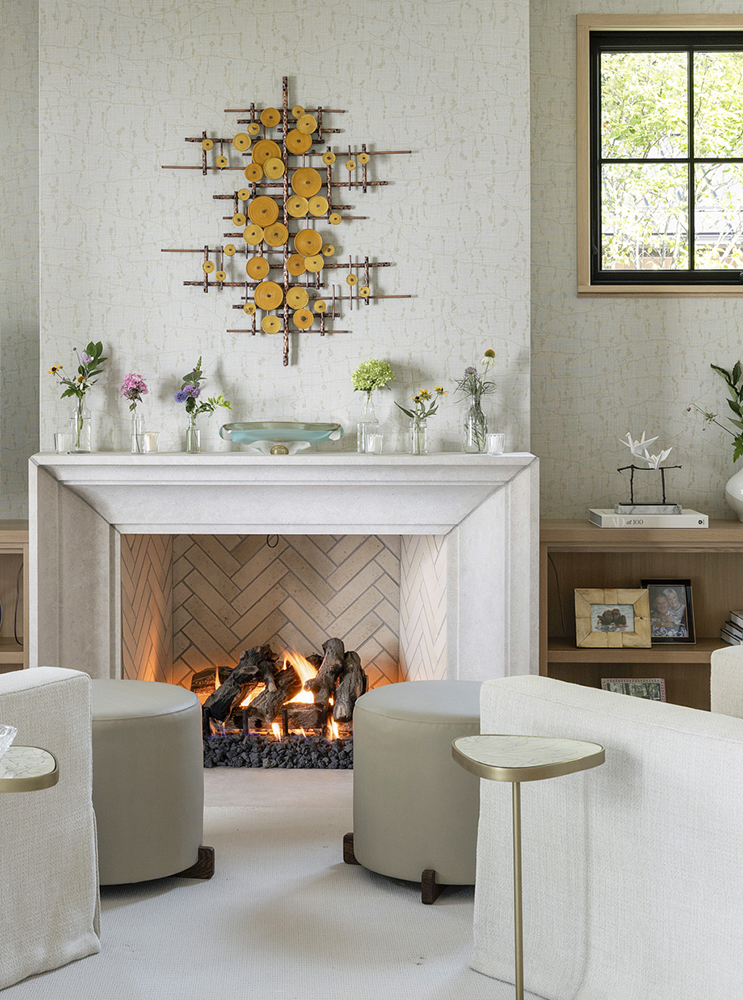 37. A cozy sanctuary space with this lovely surround in our Ardeo™ Limestone, with our Heritage™ finish.